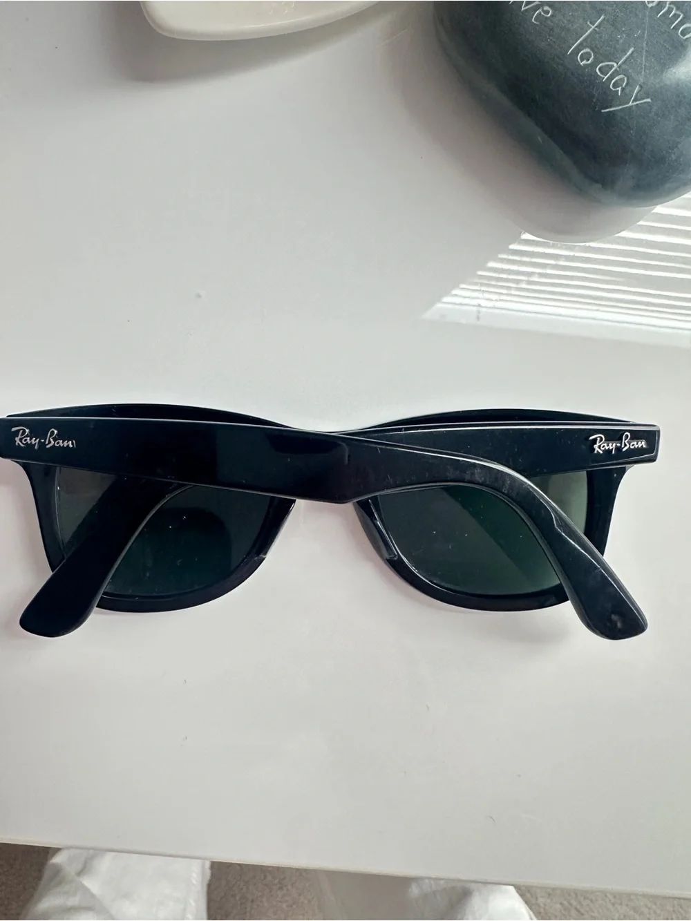 Ray-Ban Wayfarer Sunglasses in Black Frame with Dark Lenses